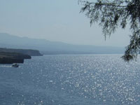 A sea view from seashore
      of Creta-panorama hotel