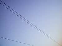 Long wire in the sky