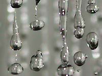 Many drops and droplets in shower