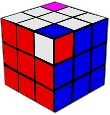 все верхние кубики на своих местах, но некоторые угловые неправильно повёрнуты